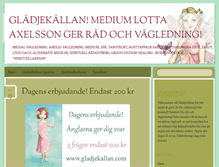 Tablet Screenshot of gladjekallan.com